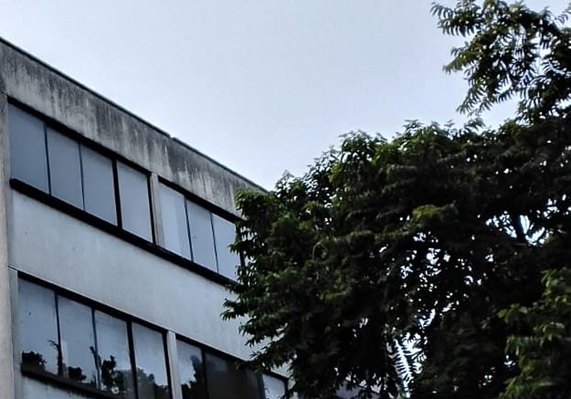 Fachada del Edificio Ciena en el barrio Tequendama de Cali, evaluado tras el sismo de 2026
