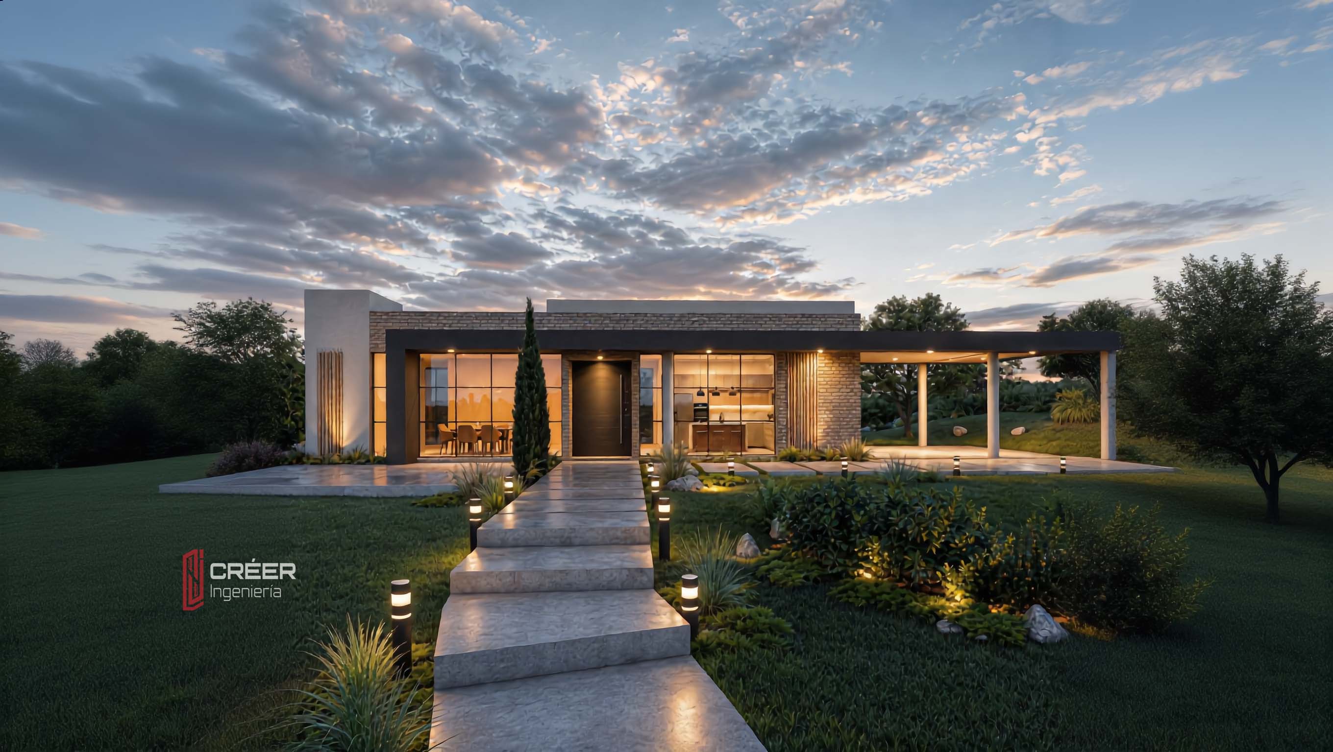 Casa Campo Alegre — single-family country home Calarcá Quindío — CRÉER Engineering