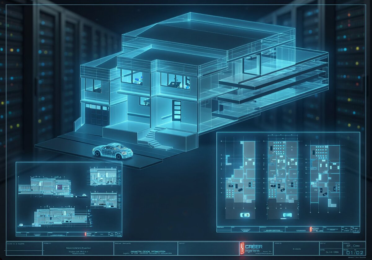 Render de edificación comercial